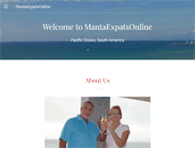Tablet Screenshot of mantaexpatsonline.com